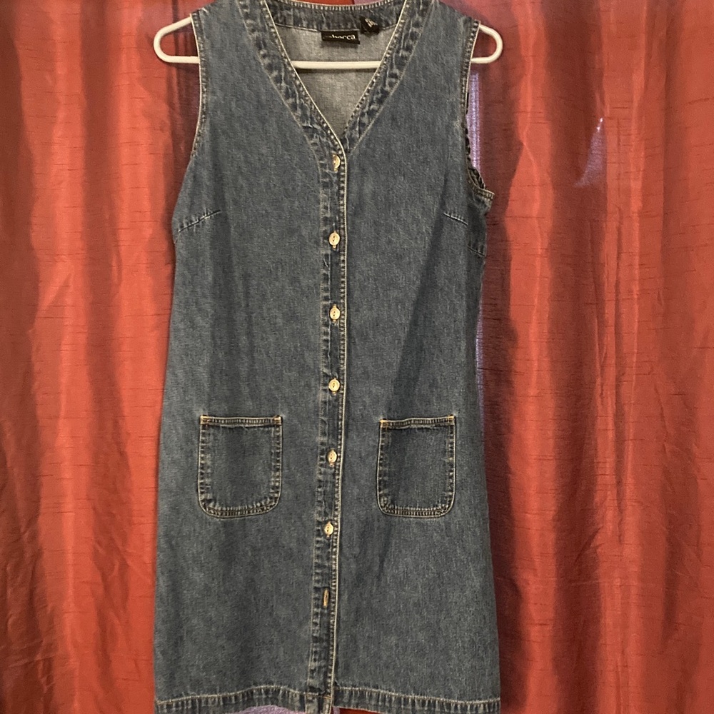 Rebecca Malone Blue Denim Dress